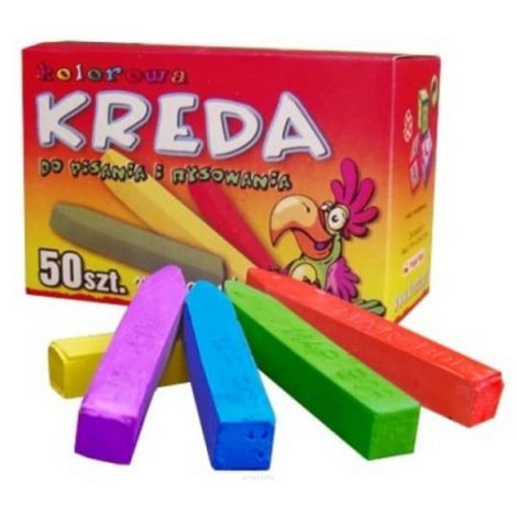 Kreda Mar-Bor kolorowa, 50 sztuk